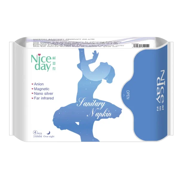 Купить инновационные прокладки из органического хлопка с анионовой полоской от бренда NiceDay Прокладки для Женщин с антибактериальным эффектом